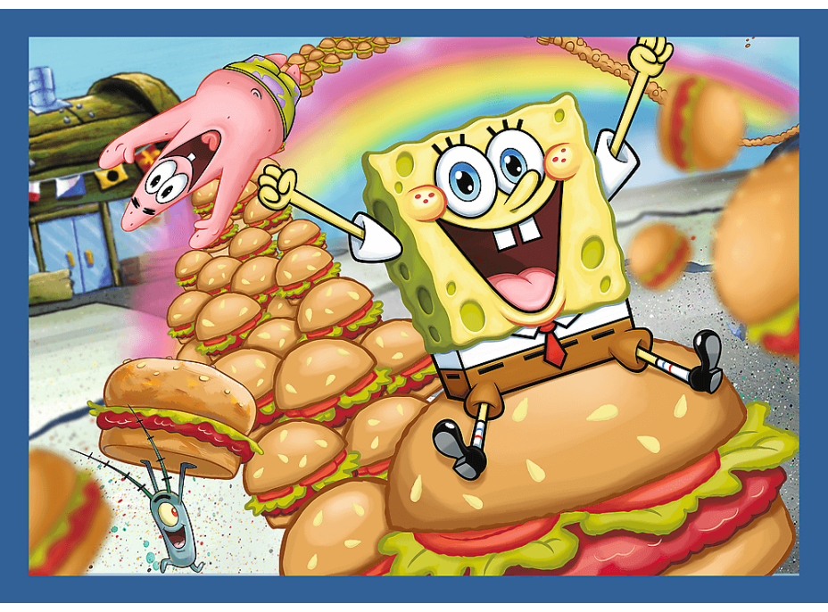 TREFL Puzzle SpongeBobův život 4v1 (35,48,54,70 dílků)