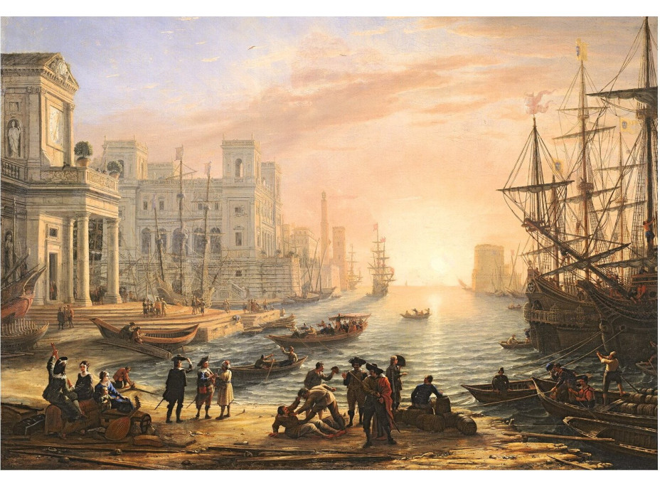 ANATOLIAN Puzzle Přístav při západu slunce 2000 dílků