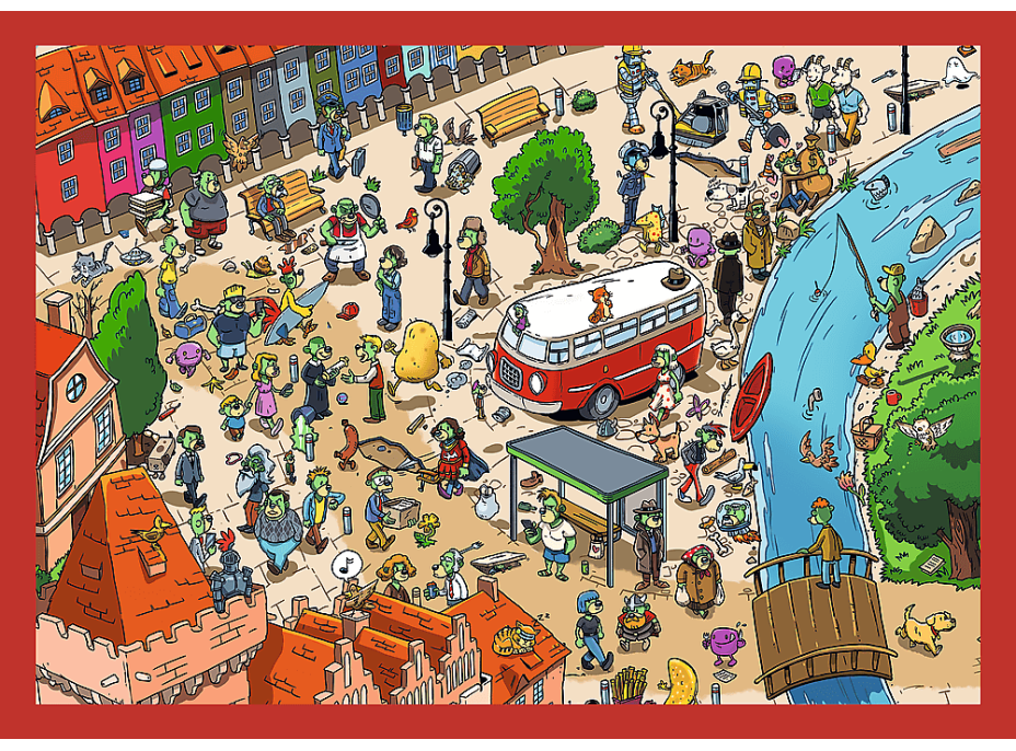 Puzzle Treflíci: Cesty Treflíků 4v1 (35,48,54,70 dílků)