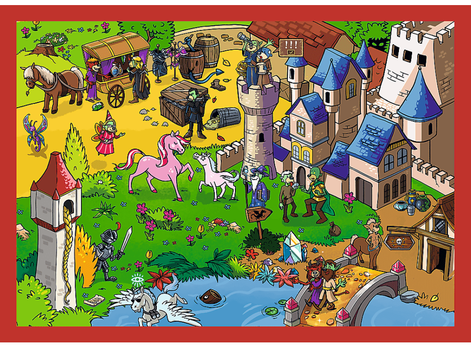 Puzzle Treflíci: Cesty Treflíků 4v1 (35,48,54,70 dílků)