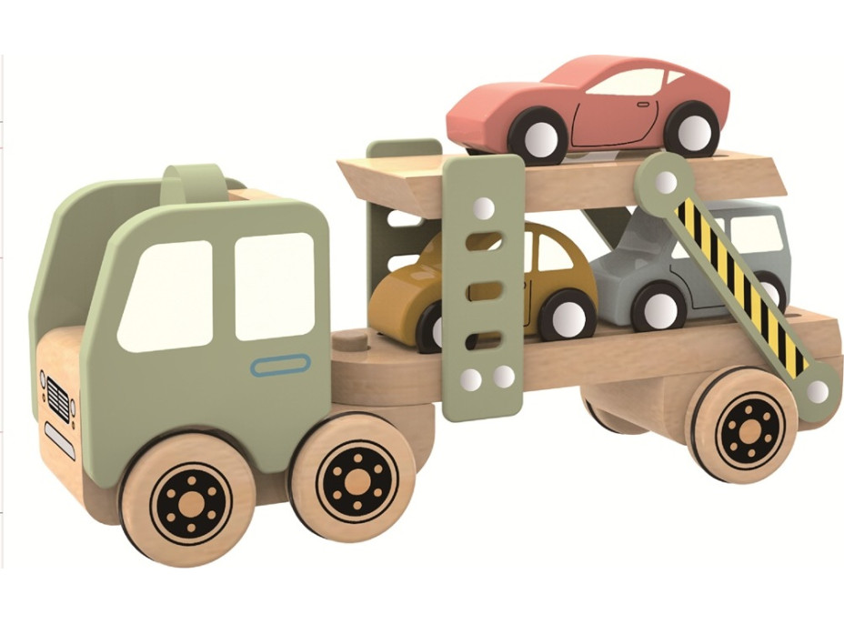 2Kids Toys Dřevěný autopřepravník