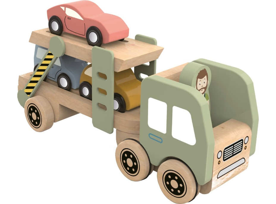 2Kids Toys Dřevěný autopřepravník