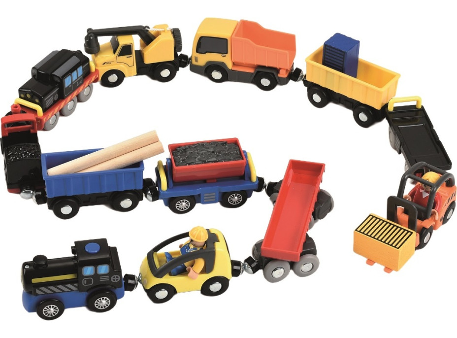 2Kids Toys Sada vozidel k vláčkodráze