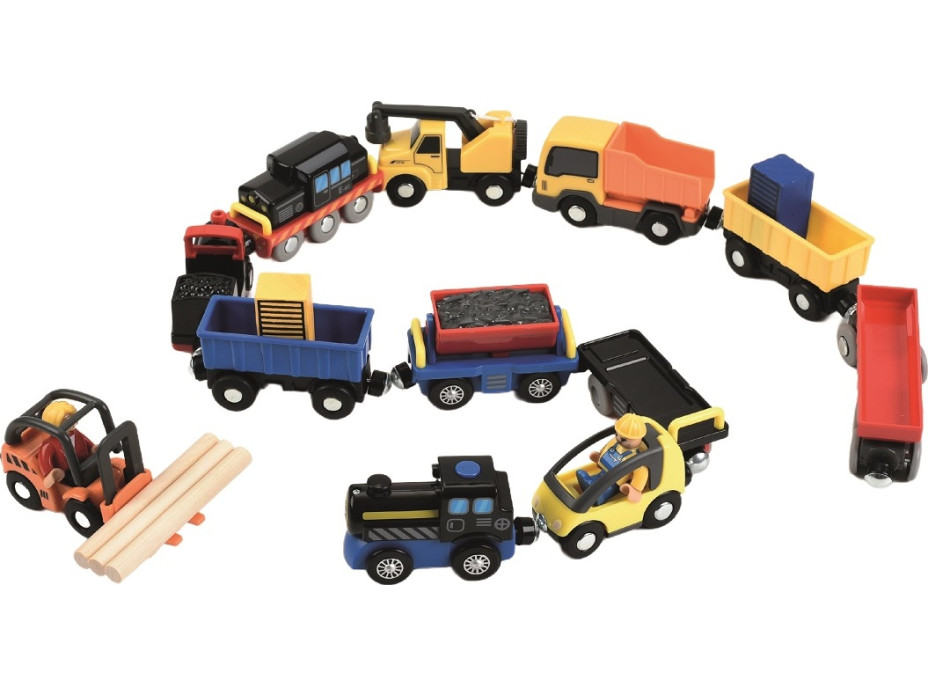 2Kids Toys Sada vozidel k vláčkodráze