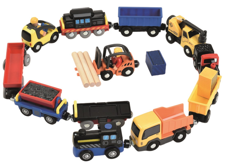 2Kids Toys Sada vozidel k vláčkodráze