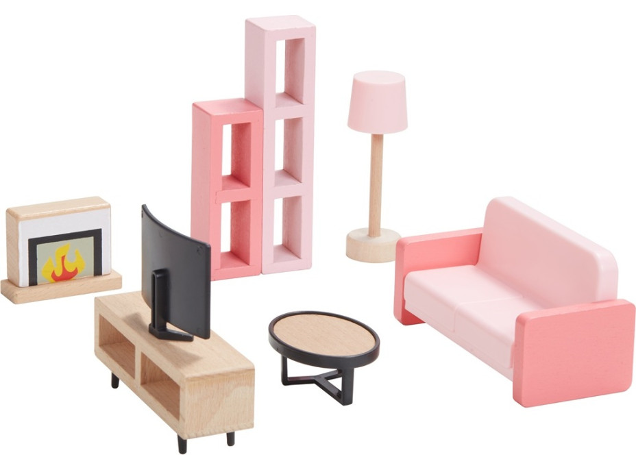 2Kids Toys Sada nábytku s rodinou 5 v 1