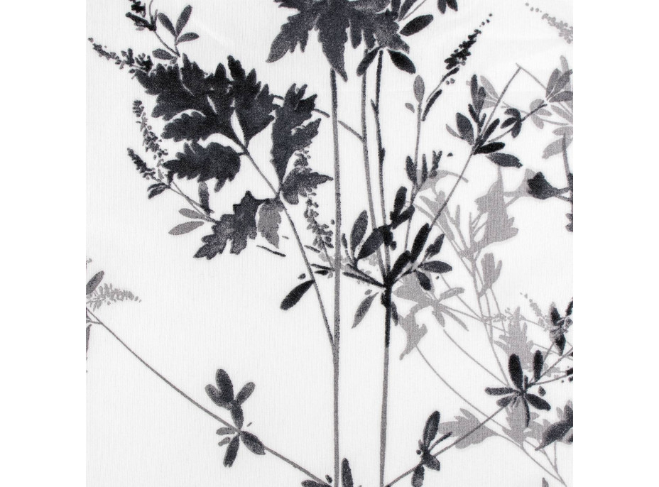 Ložní povlečení z mikrovlákna SATIN DREAM - 160x200 cm - bílé/šedé