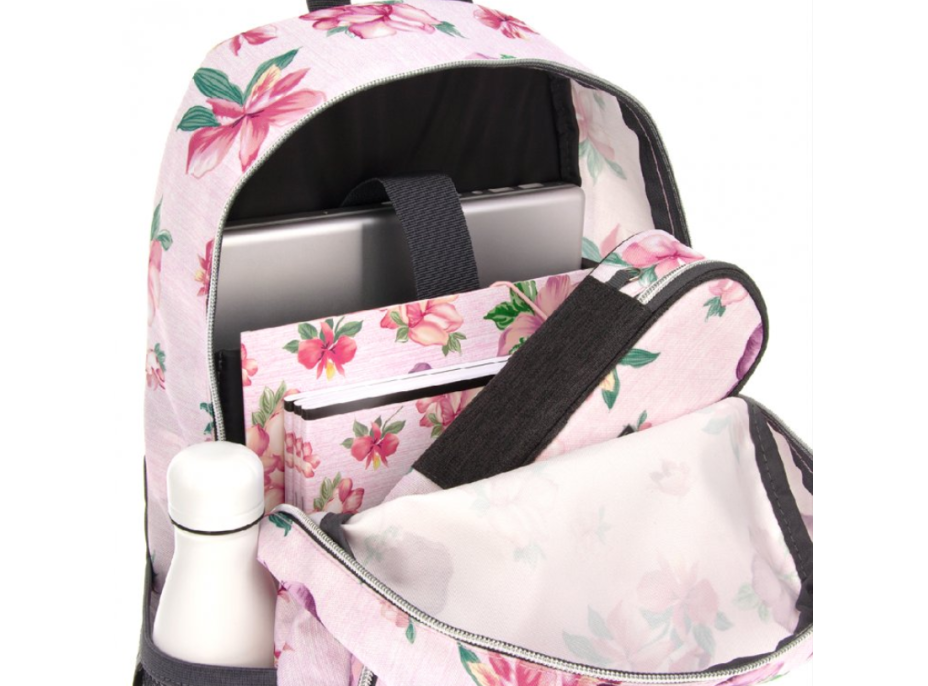 ARS UNA Studentský batoh Flowers AU-14