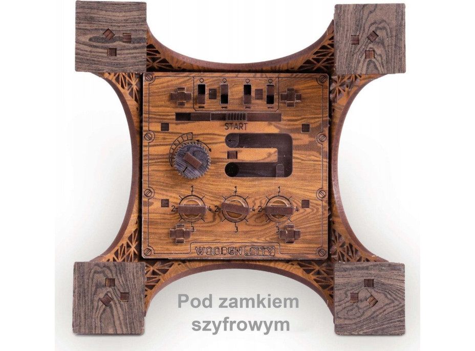 WOODEN CITY 3D dřevěné puzzle Escape puzzle box: Eiffelova věž 202 dílků