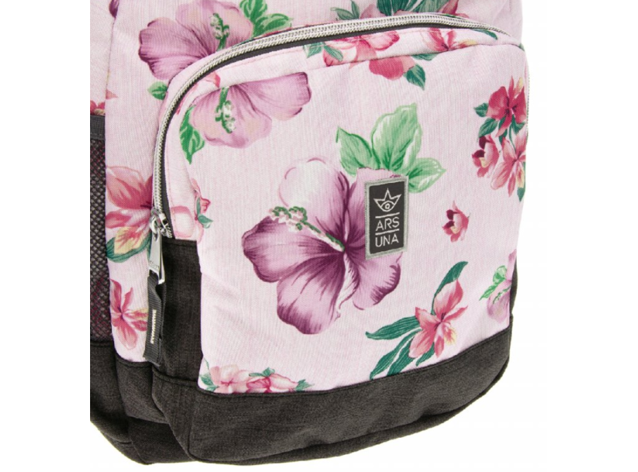 ARS UNA Studentský batoh Flowers AU-14