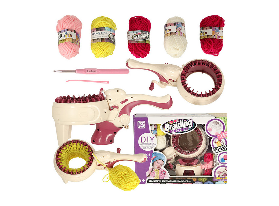 Pletací stroj s příslušenstvím