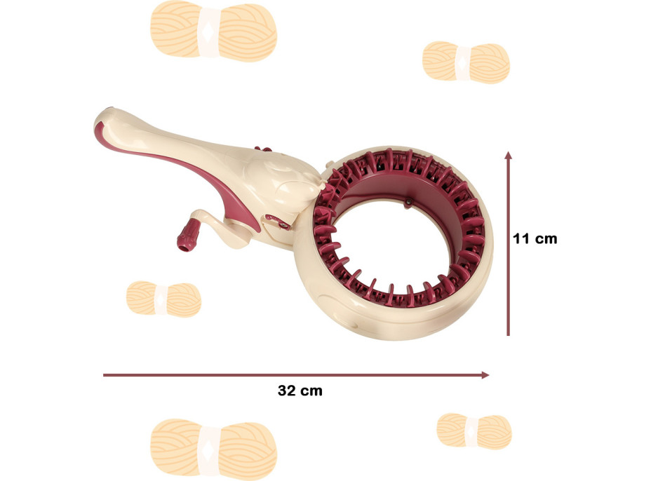 Pletací stroj s příslušenstvím