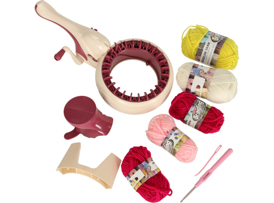 Pletací stroj s příslušenstvím