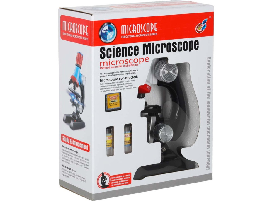 Dětský výukový mikroskop s příslušenstvím