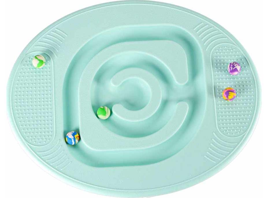 Balanční deska s kuličkovým labyrintem - mátová