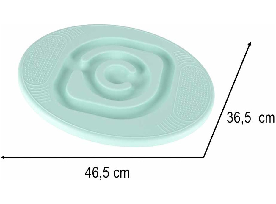 Balanční deska s kuličkovým labyrintem - mátová