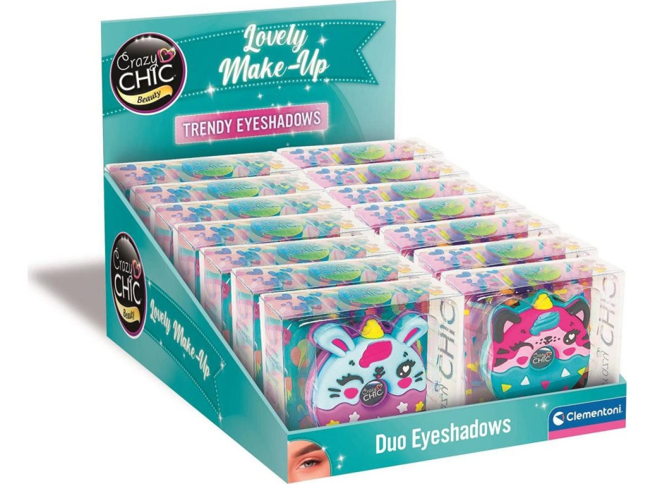 CLEMENTONI Crazy Chic Beauty: Oční stíny Donut II 1ks (mix)