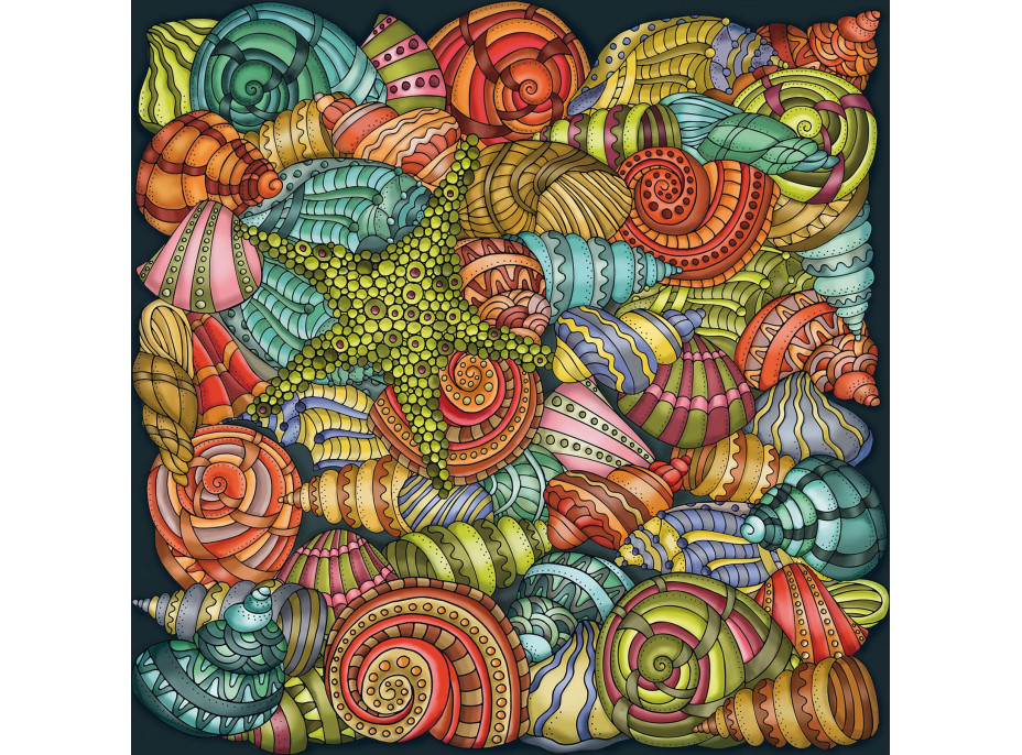 CURIOSI Čtvercové puzzle Palapeli: Zvuk moře 208 dílků