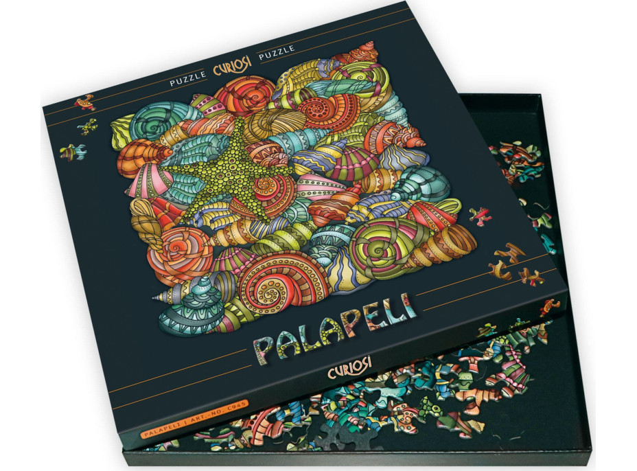 CURIOSI Čtvercové puzzle Palapeli: Zvuk moře 208 dílků