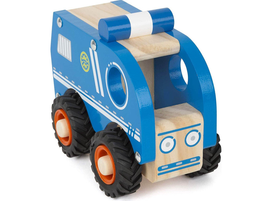 SMALL FOOT Dřevěné autíčko Policie