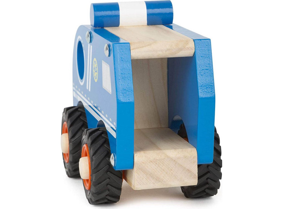 SMALL FOOT Dřevěné autíčko Policie