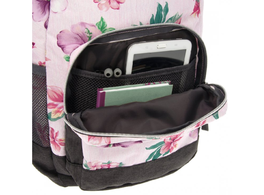 ARS UNA Studentský batoh Flowers AU-14