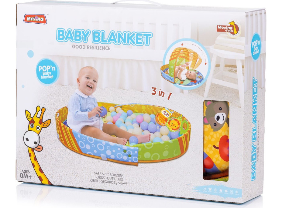 CHIPOLINO Hrací deka Animals