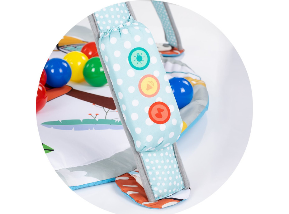 CHIPOLINO Hrací deka se světly a zvuky Jungle