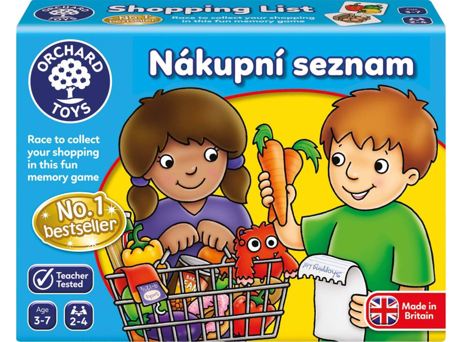 PROCVIČ PAMĚŤ | Nákupní seznam