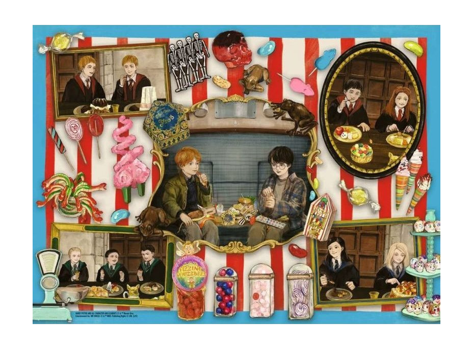 RAVENSBURGER Puzzle Harry Potter: Kouzelné dobroty 200 dílků