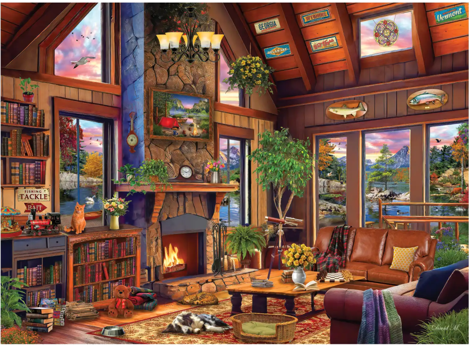 ANATOLIAN Puzzle Chata v divočině 4000 dílků