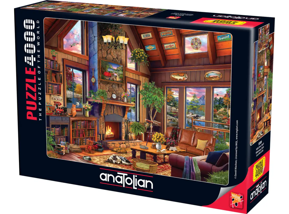 ANATOLIAN Puzzle Chata v divočině 4000 dílků