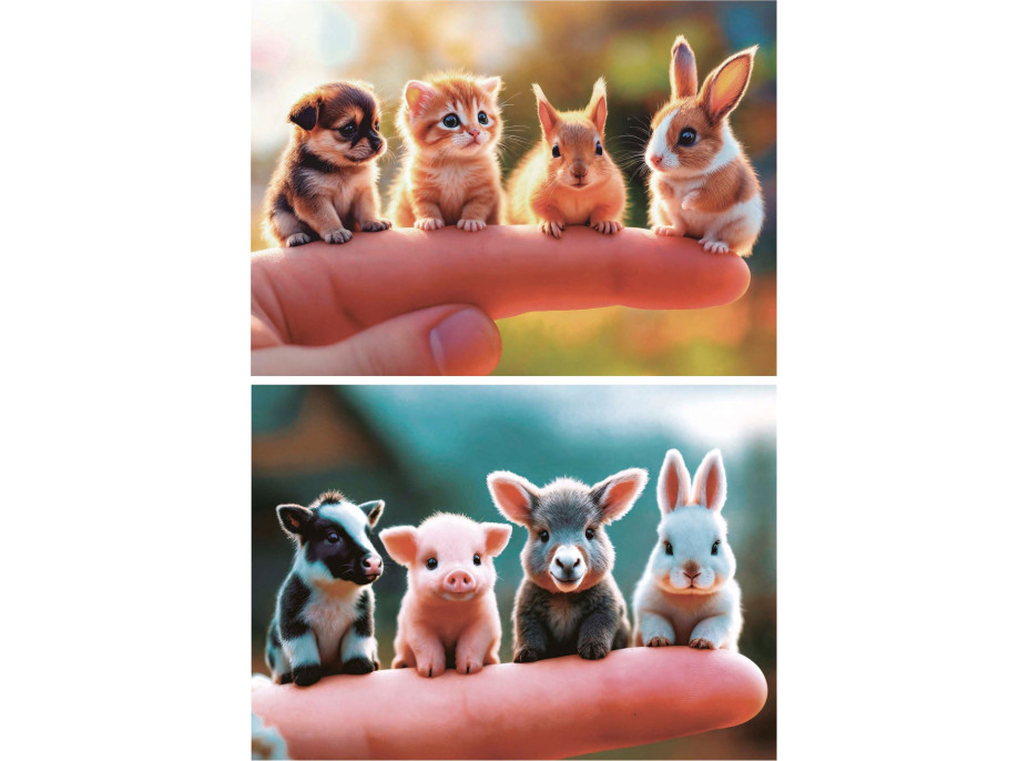 EDUCA Puzzle Malá zvířátka 2x20 dílků