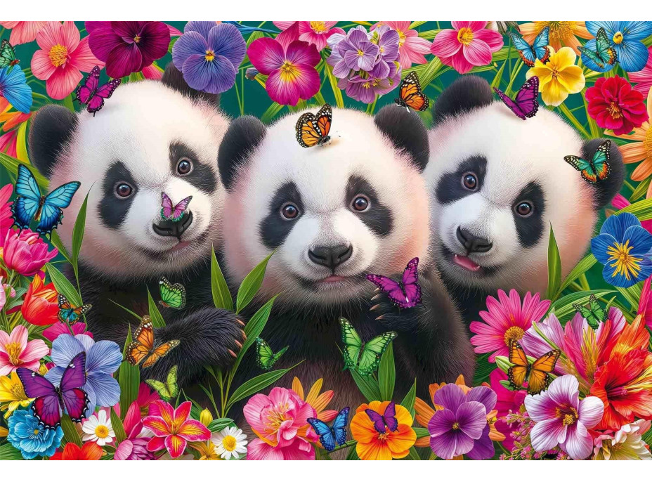 SCHMIDT Puzzle Pandí trio 200 dílků