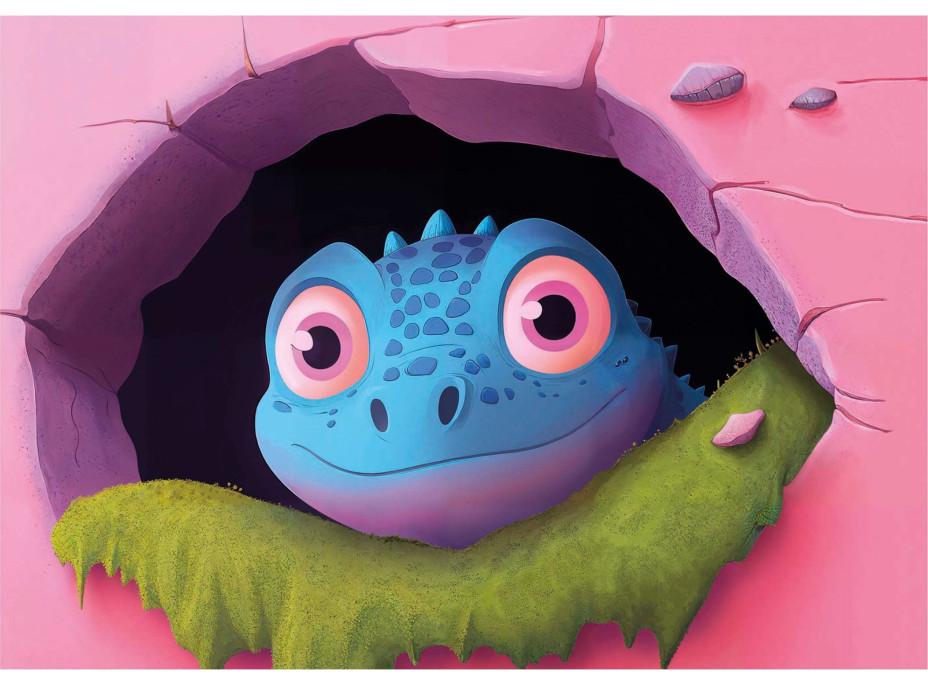 EDUCA Puzzle Přátelští dinosauři 4v1 (20,40,60,80 dílků)