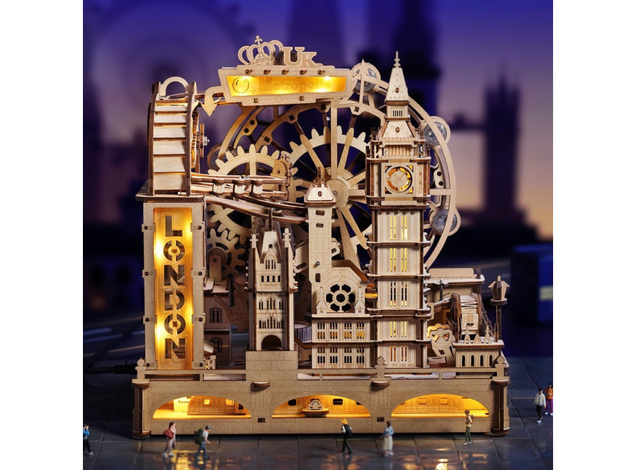 ROBOTIME Rokr 3D dřevěné puzzle Londýn 431 dílků