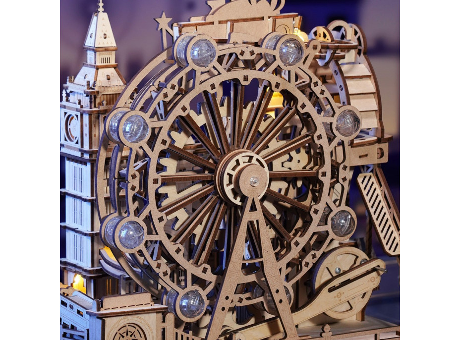 ROBOTIME Rokr 3D dřevěné puzzle Londýn 431 dílků