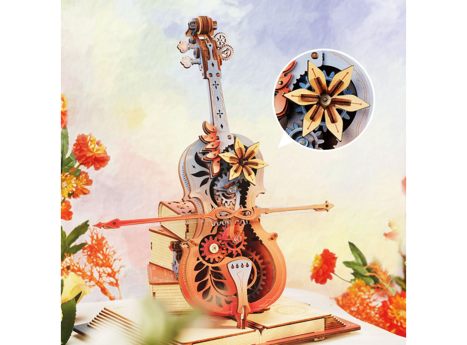 ROBOTIME Rokr 3D dřevěné puzzle Nádherná symfonie 199 dílků