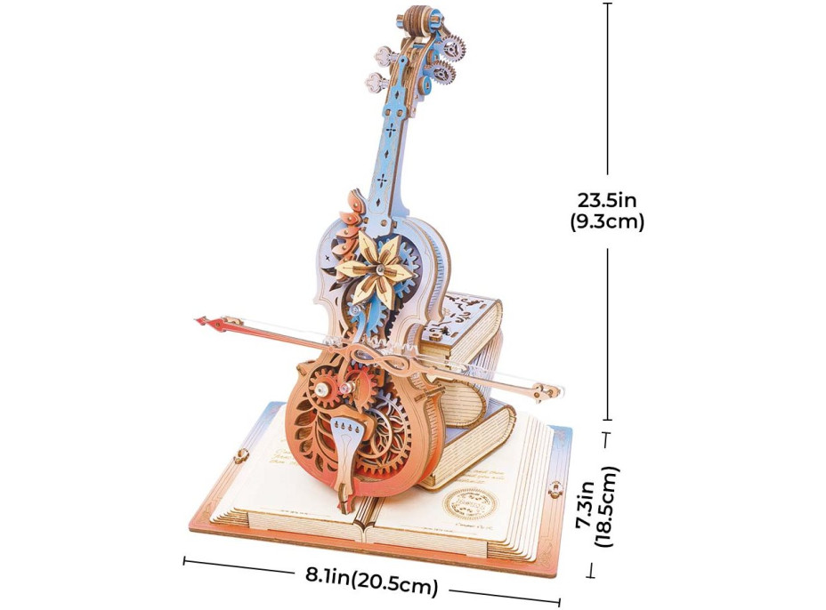 ROBOTIME Rokr 3D dřevěné puzzle Nádherná symfonie 199 dílků