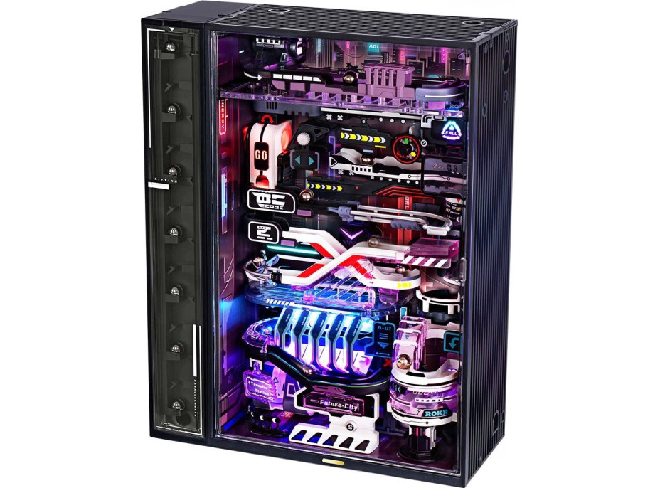 ROBOTIME Rokr 3D puzzle s dráhou: Město budoucnosti 140 dílků