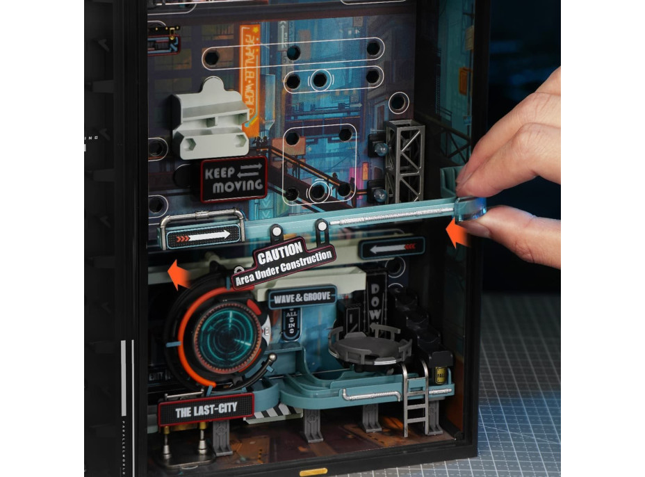 ROBOTIME Rokr 3D puzzle s dráhou: Poslední město 130 dílků