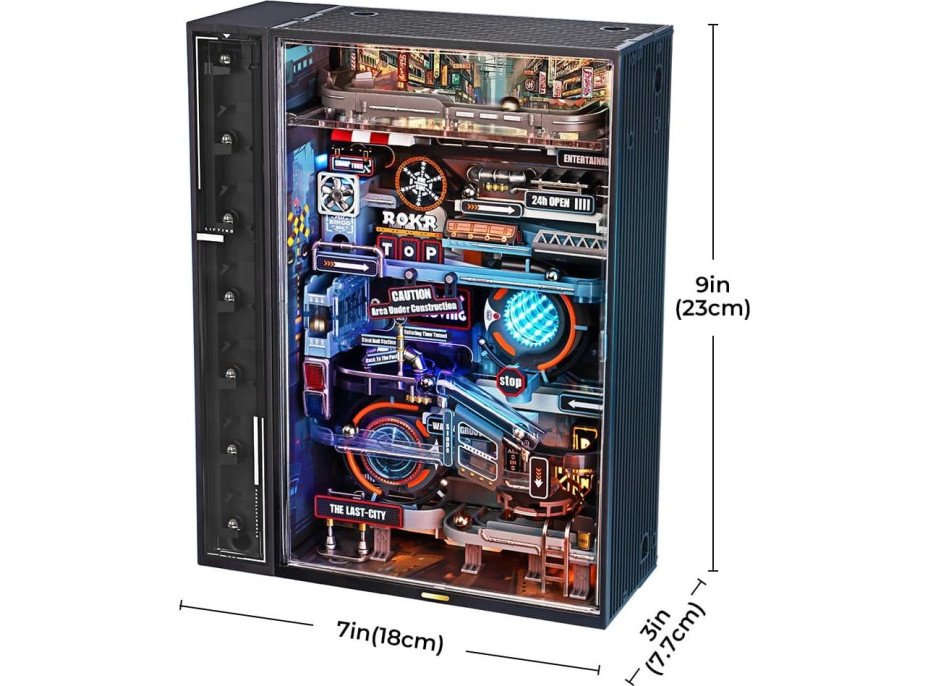 ROBOTIME Rokr 3D puzzle s dráhou: Poslední město 130 dílků