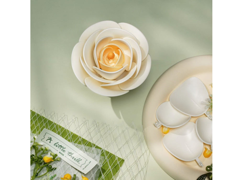 ROBOTIME Rokr Floral Art: 3D puzzle Bílá kamélie 63 dílků