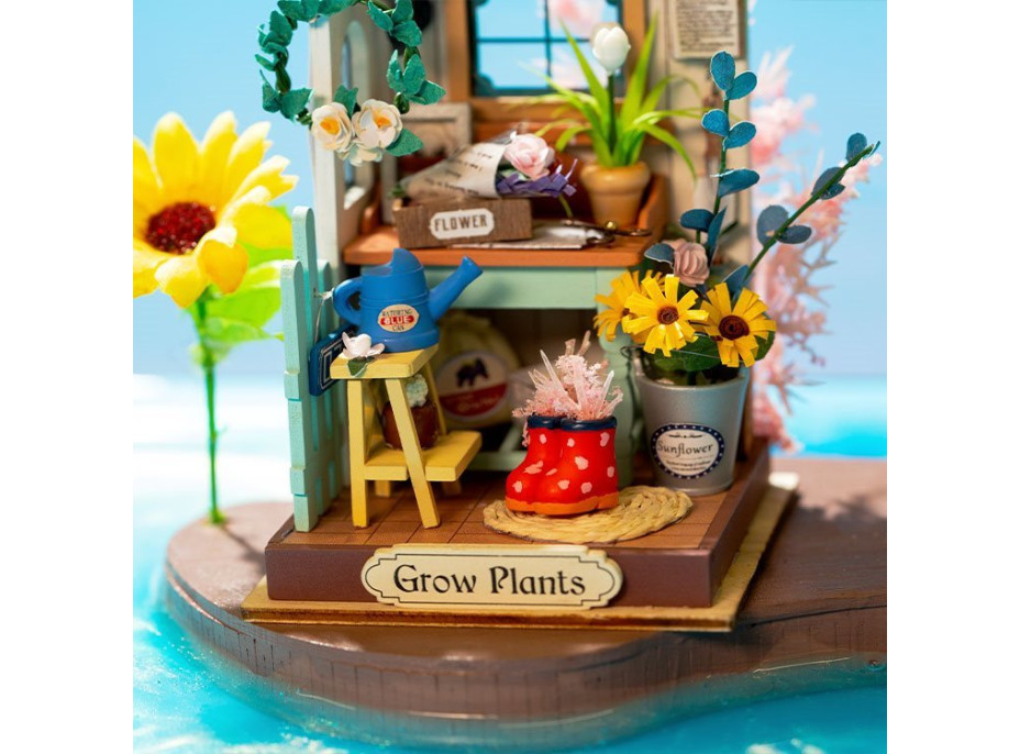 ROBOTIME Rolife DIY House: Zahrádka snů na terase 72 dílků