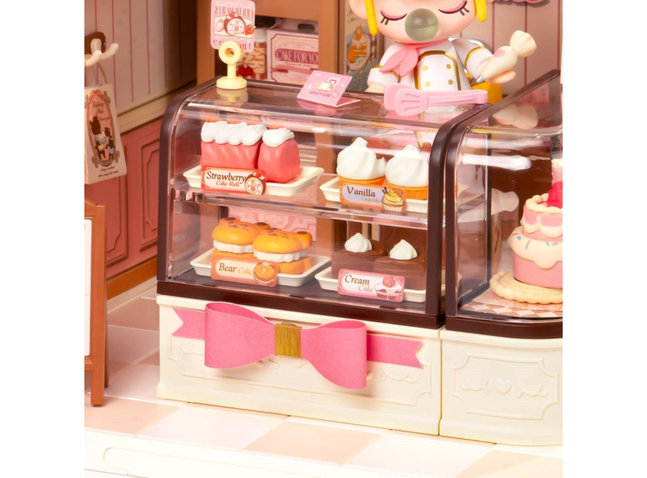ROBOTIME Rolife DIY House: Cukrárna s LED osvětlením 115 dílků