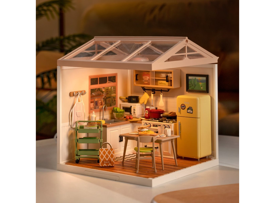 ROBOTIME Rolife DIY House: Kuchyň s LED osvětlením 152 dílků