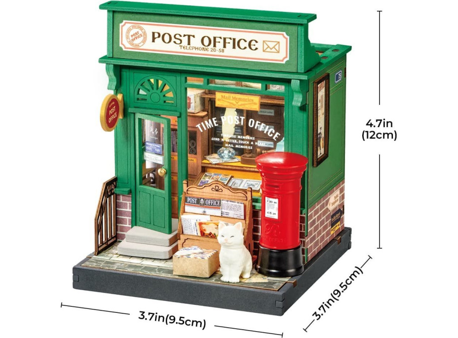 ROBOTIME Rolife DIY House: Pošta 54 dílků