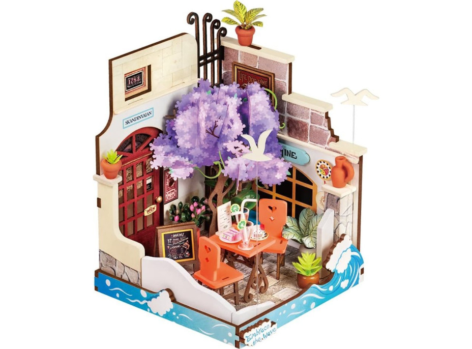 ROBOTIME Rolife DIY House: Restaurace Sea Holiday 68 dílků