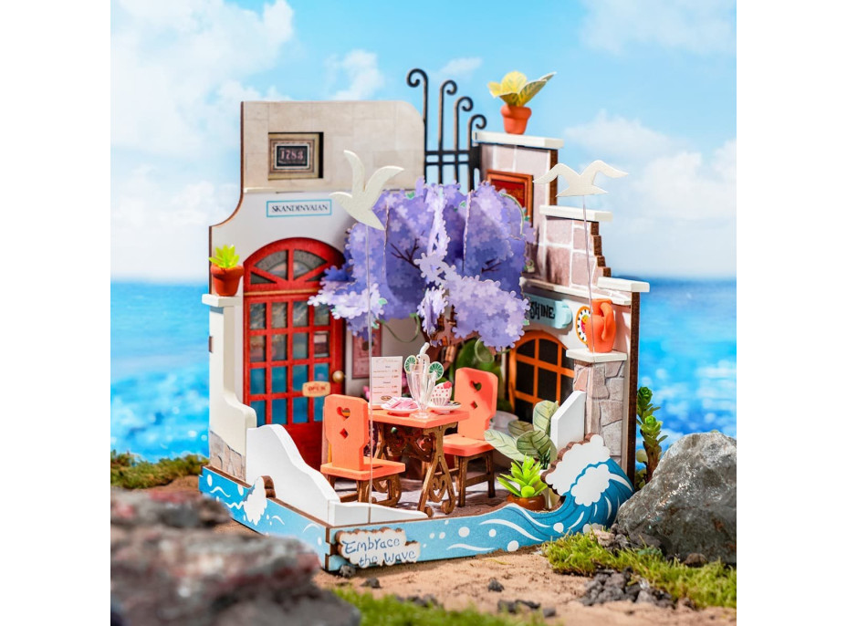ROBOTIME Rolife DIY House: Restaurace Sea Holiday 68 dílků