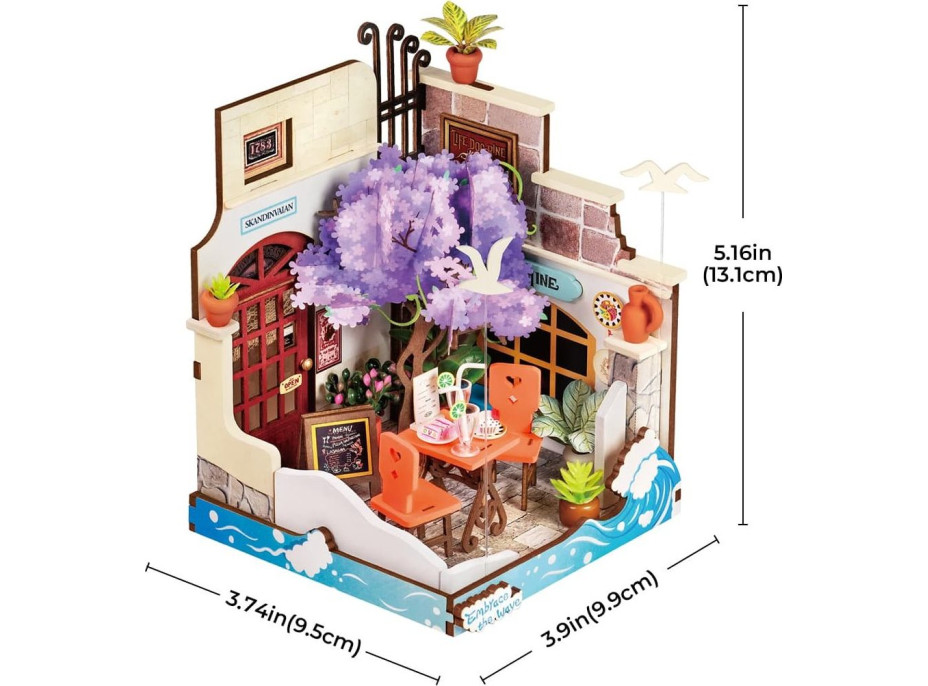 ROBOTIME Rolife DIY House: Restaurace Sea Holiday 68 dílků